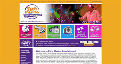 Desktop Screenshot of partymastersaz.com